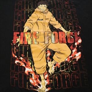 XXL Fire Force "Shinra Kusakabe" Graphic Tee